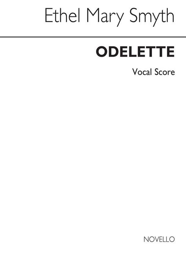 Odelette  for soprano and piano  vocal score