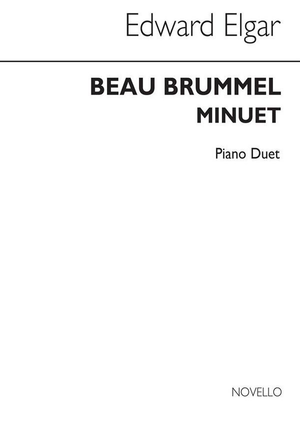 Beau Brummel - Minuet   for Piano Duet  