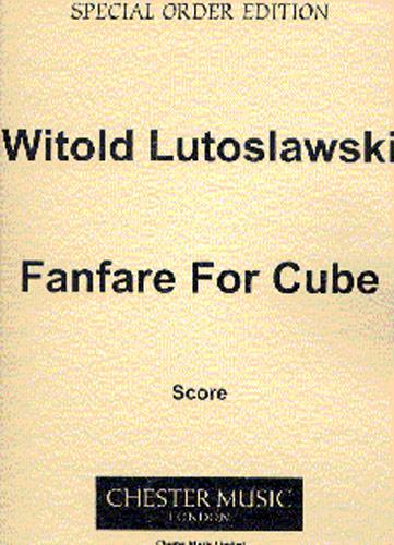 Fanfare For CUBE  for 2 trumpets, french horn, trombone and tuba  score and parts