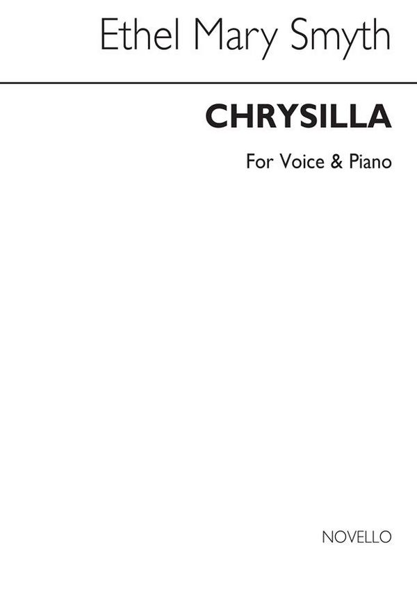 Chrysilla  for voice (medium) and piano  vocal score