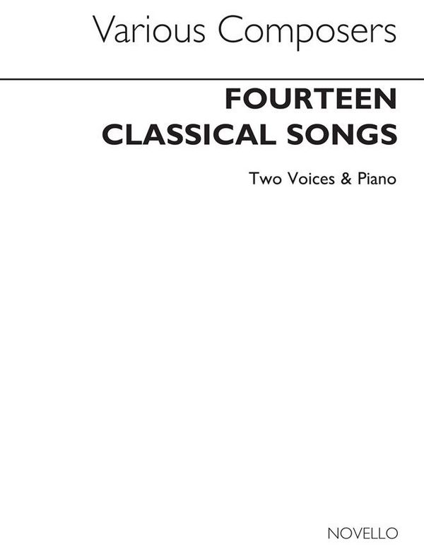 14 Classical 2 Part Songs By Various Composers    Buch