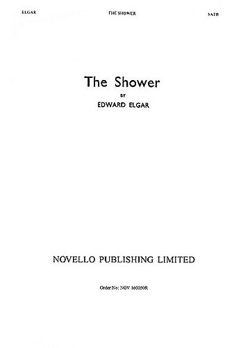 The Shower op.71 no.1  &nbsp;&nbsp;for mixed choir unaccompanied&nbsp;&nbsp;score