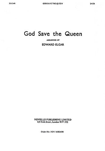 God Save The Queen&nbsp;&nbsp;SATB and Organ&nbsp;&nbsp;Chorpartitur