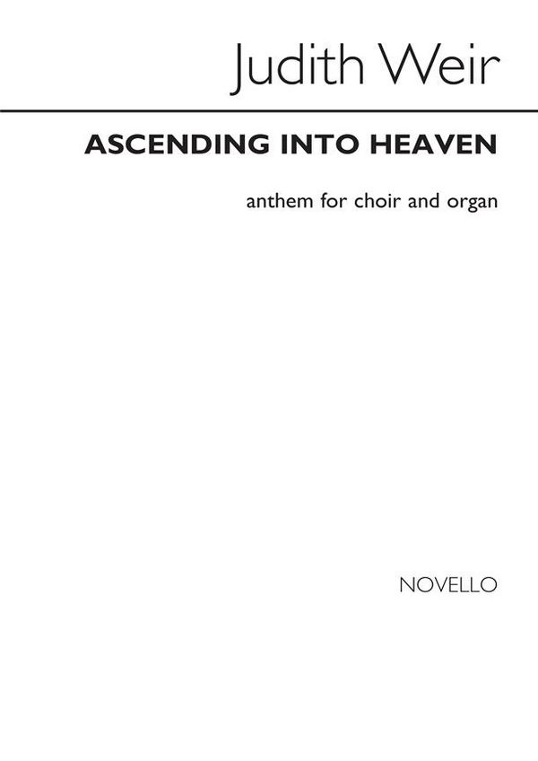 Ascending into Heaven  for mixed chorus and organ  score