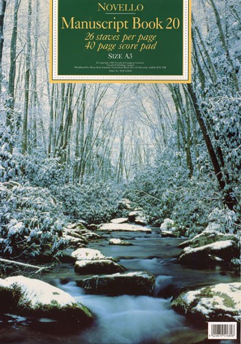 Novello Manuscript Book 20: A3 - Score&nbsp;&nbsp;&nbsp;&nbsp;Buch