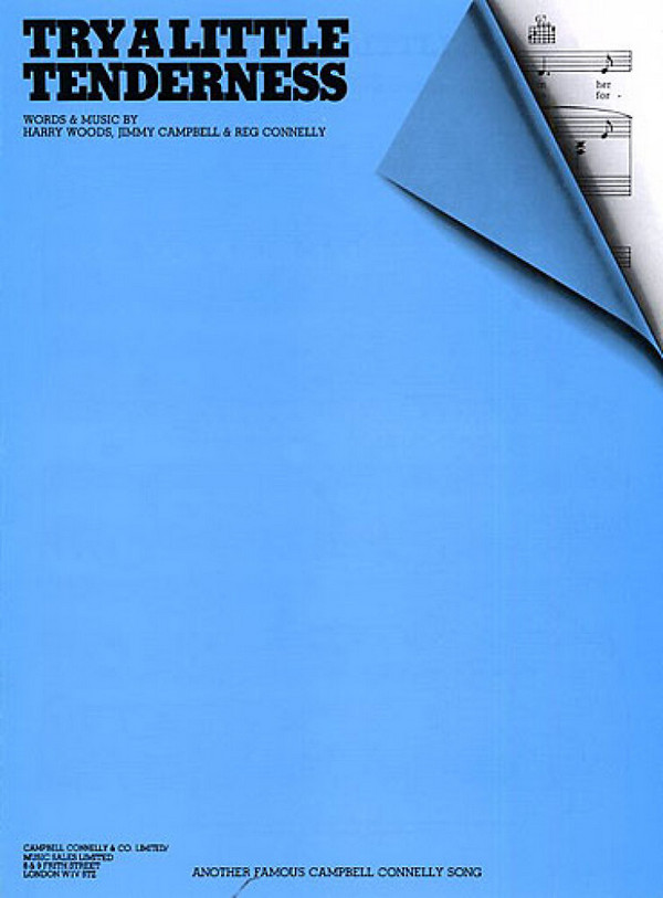 Harry Woods: Try A Little Tenderness (PVG)&nbsp;&nbsp;Piano, Vocal & Guitar (with Chord Boxes)&nbsp;&nbsp;Single Sheet