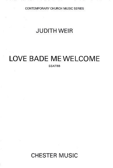 Love bade me welcome  for mixed chorus a cappella  score