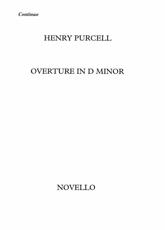 Henry Purcell, Fantazias And Miscellaneous Instrumental Music&nbsp;&nbsp;Orchestra&nbsp;&nbsp;Partitur