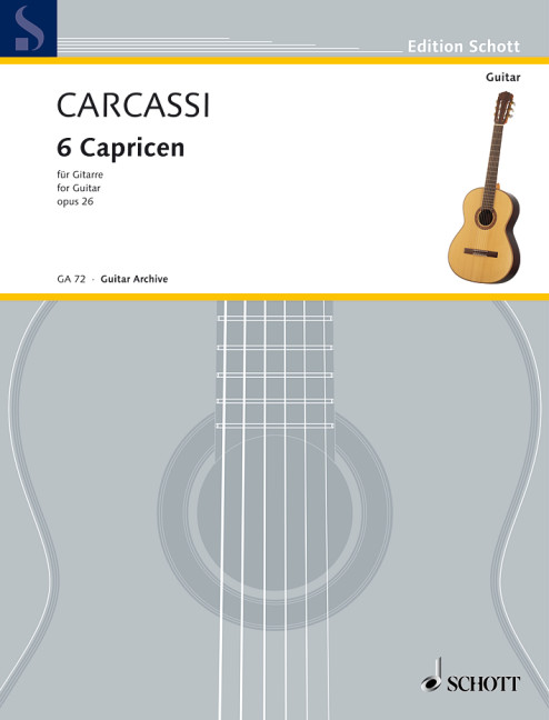 6 Capricen op.26  für Gitarre  