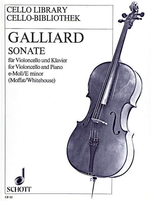 Sonate e-Moll  für Violoncello und Klavier  