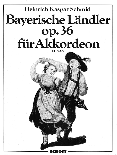 Bayerische Ländler op. 36  für Akkordeon  