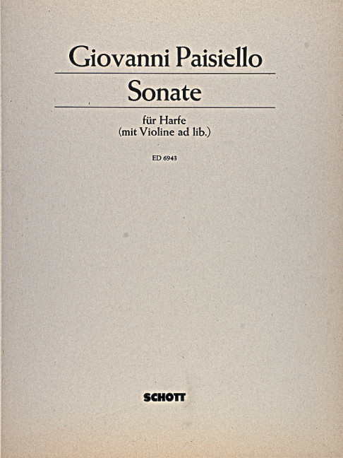 Sonate  für Harfe, Violine ad libitum  