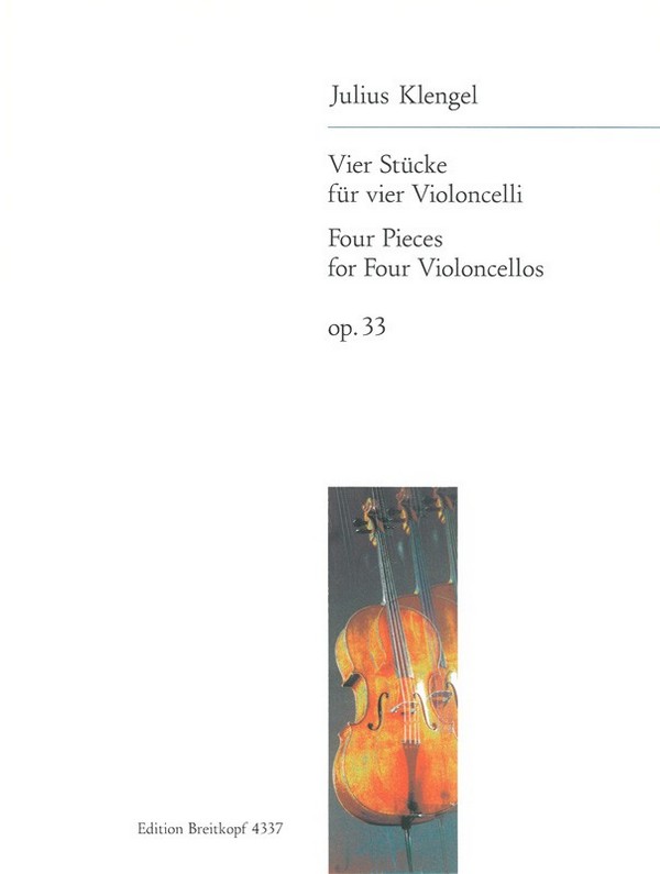 4 Stücke op.33  für 4 Violoncelli  Stimmen