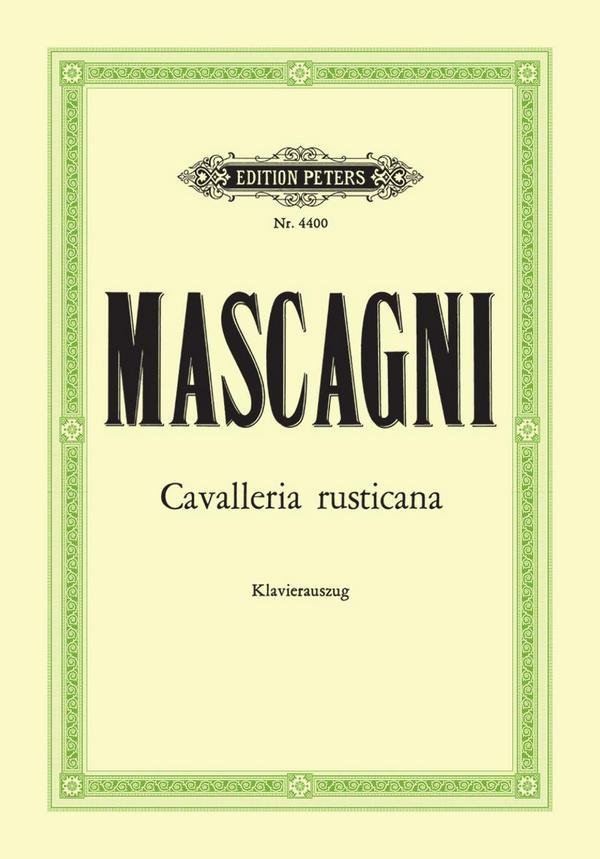 Cavalleria rusticana    Klavierauszug (dt/it)