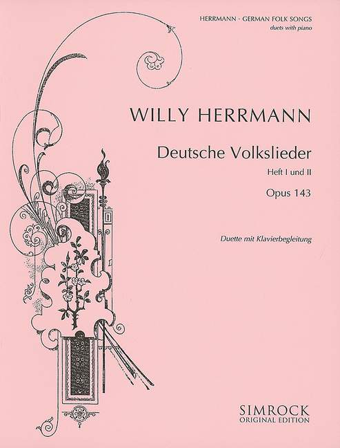 Deutsche Volkslieder-Duette op.143 Band 2  für Sopran, Alt und Klavier  