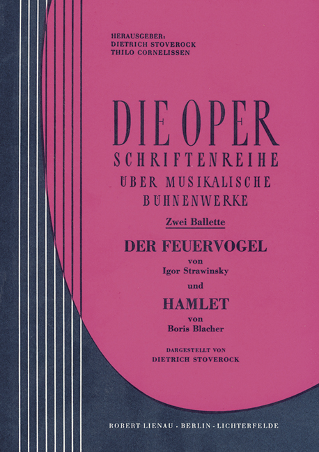 2 Ballette  Die Oper  Hauptband