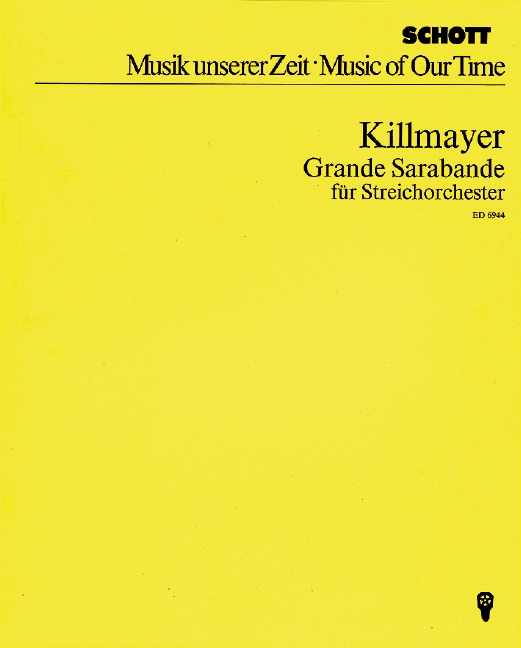 Grande Sarabande  für Streichorchester  Studienpartitur