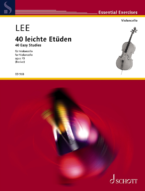 40 leichte Etüden op.70  für Violoncello  