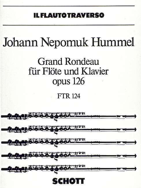 Grand Rondeau op. 126  für Flöte und Klavier  