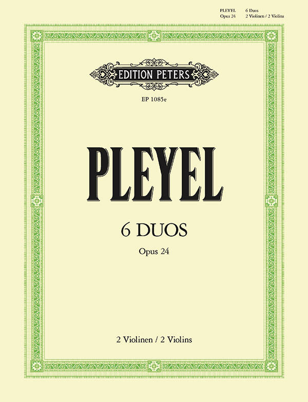 6 Duos op.24  für 2 Violinen  Stimmen