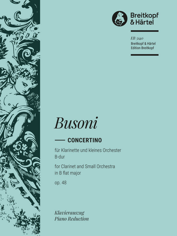 Concertino op.48  für Klarinette und Orchester  für Klarinette und Klavier