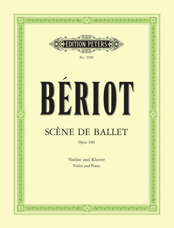 Ballett-Szene op.100  für Violine und Klavier  