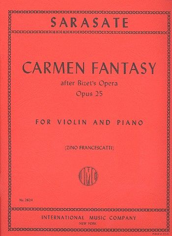 Carmen Fantasy op.25  for violin and piano  