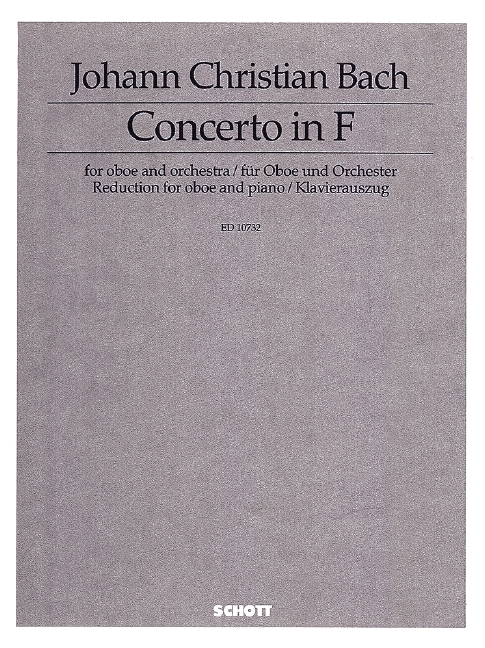 Concerto f major  for oboe and orchestra  oboe and piano