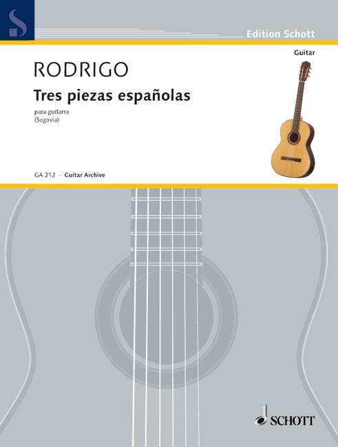 3 piezas espanolas  für Gitarre  