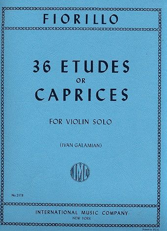 36 Studies or Capriccios  for violin  