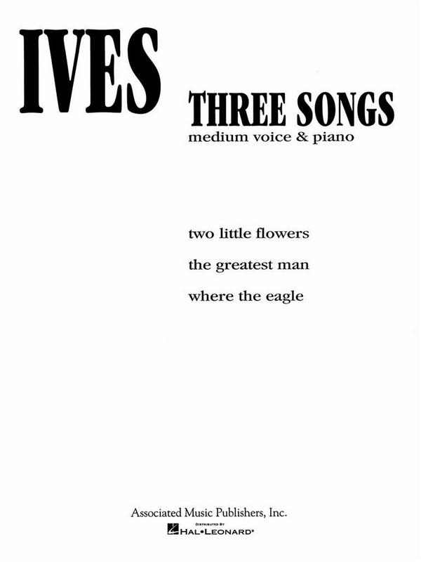 3 songs for medium voice  and piano  