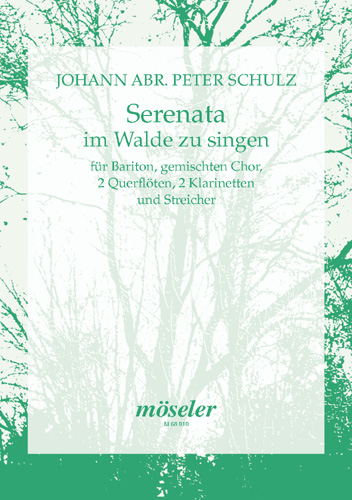 Serenata im Walde zu singen  für Bariton, gem Chor und Orchester  Partitur (dt)