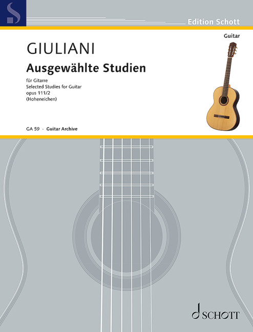 Ausgewählte Studien op.111 Band 2  für Gitarre  