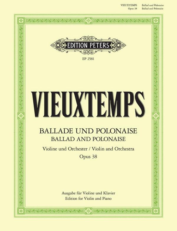 Ballade und Polonaise op.38  für Violine und Klavier  