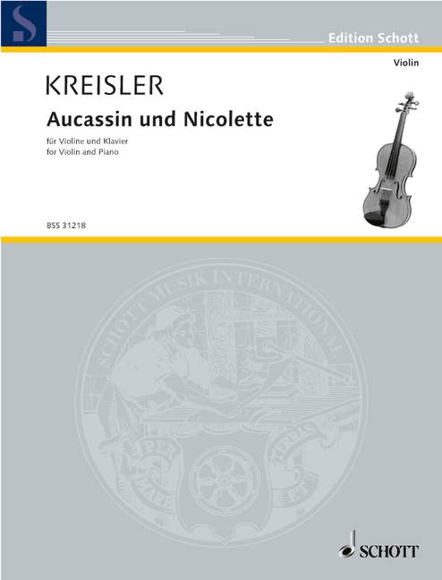 Aucassin und Nicolette Nr. 3  für Violine und Klavier  