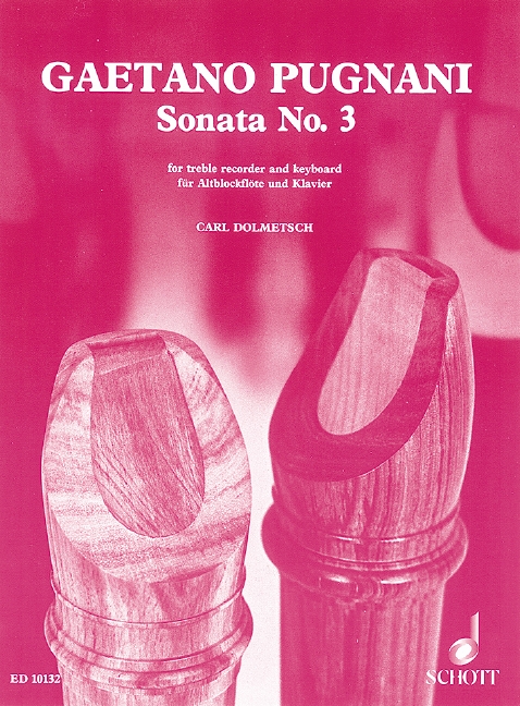 Sonata in F Major no.3  for soprano recorder and piano  