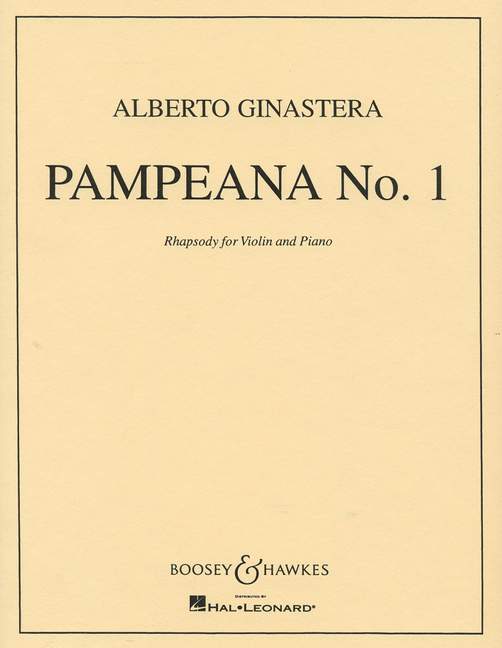 Pampeana Nr.1 op. 16  für Violine und Klavier  