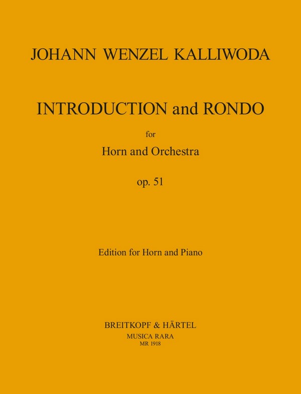 Introduction and Rondo op.51  for horn and orchestra  for horn and piano