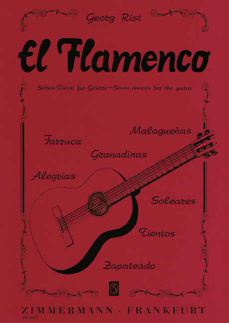 El flamenco 4 Tänze  für Gitarre  
