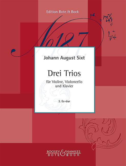 Klaviertrio Es-Dur Nr.3  für Violine, Cello und Klavier  