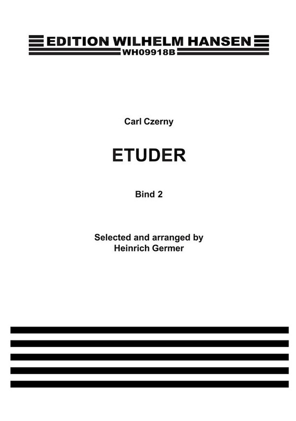 30 Etüden ausgewählt aus op.299  und op.834 Band 2 für Klavier  