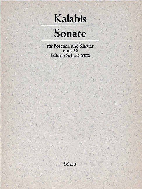 Sonate op. 32  für Posaune und Klavier  