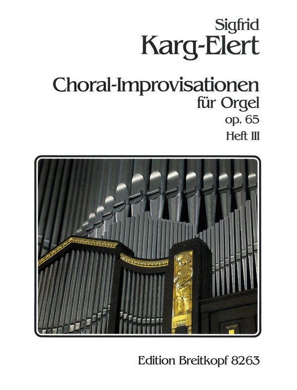 36 Choralimprovisationen op.65 Band 3  für Orgel  