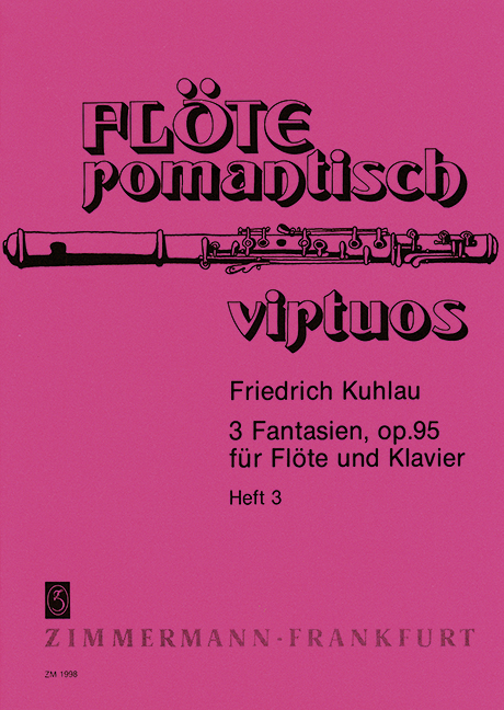 3 Fantasien op.95 Band 3  für Flöte und Klavier  