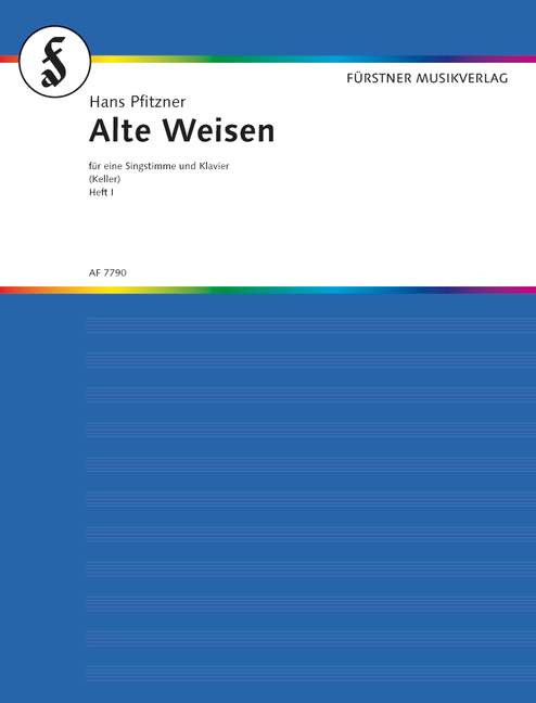 Alte Weisen op. 33 Band 1  für Gesang und Klavier  