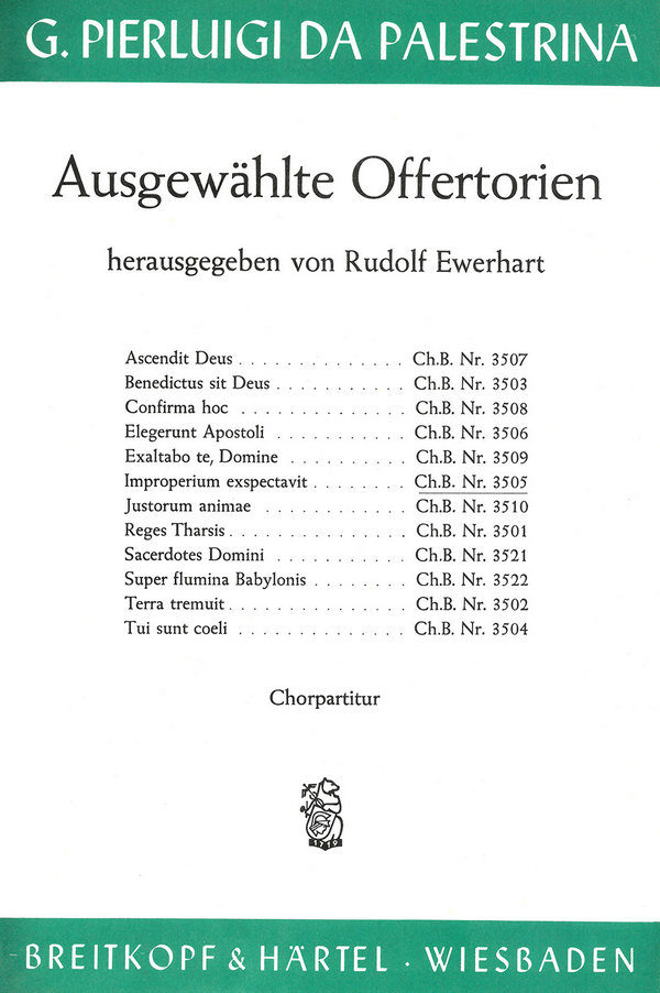 Improperium expectavit - Offertorium  für 5stg gem Chor  Chorpartitur