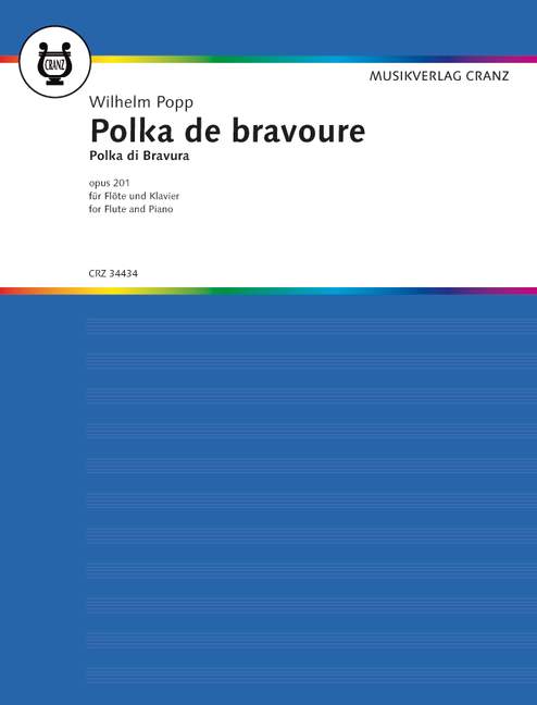 Polka de bravoure op.201  für Flöte und Klavier  