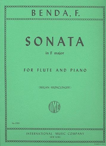 Sonata F major  for flute and piano  