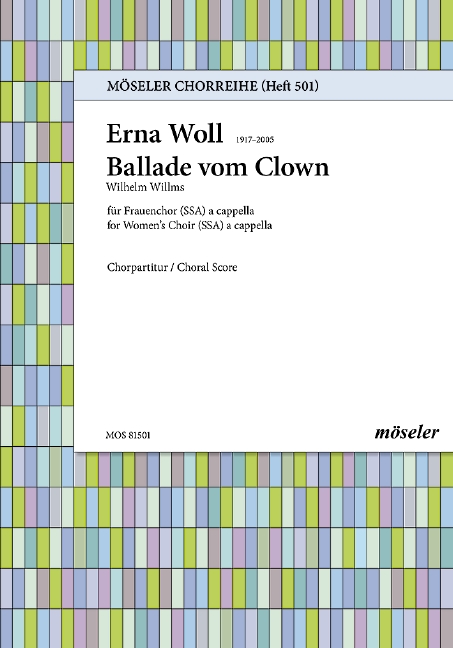 Ballade vom Clown  für Frauenchor (SSA) a cappella  Partitur (dt)