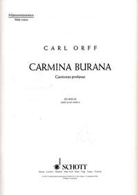 Carmina Burana  für Solostimmen (STBar), gemischter Chor, Kinderchor und Orchester (od  Einzelstimme - Tenor / Bass